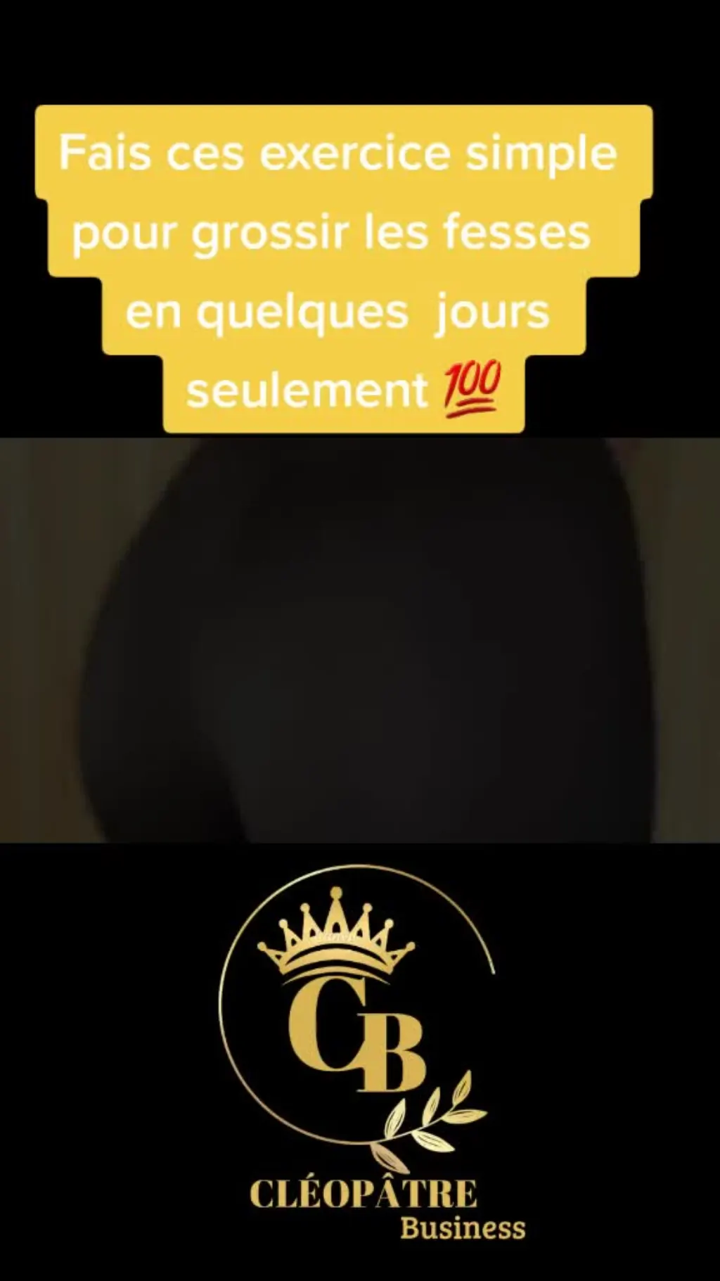 @cleopatrebusiness Fais ces exercice simple pour grossir les fesses