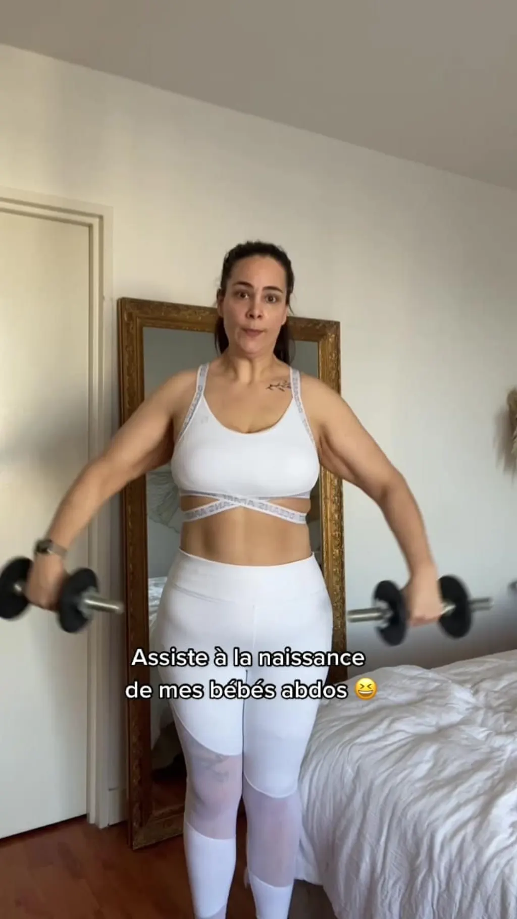 @rose.poudre.tiktok Incroyable, je découvre mes #abdos #avantapres