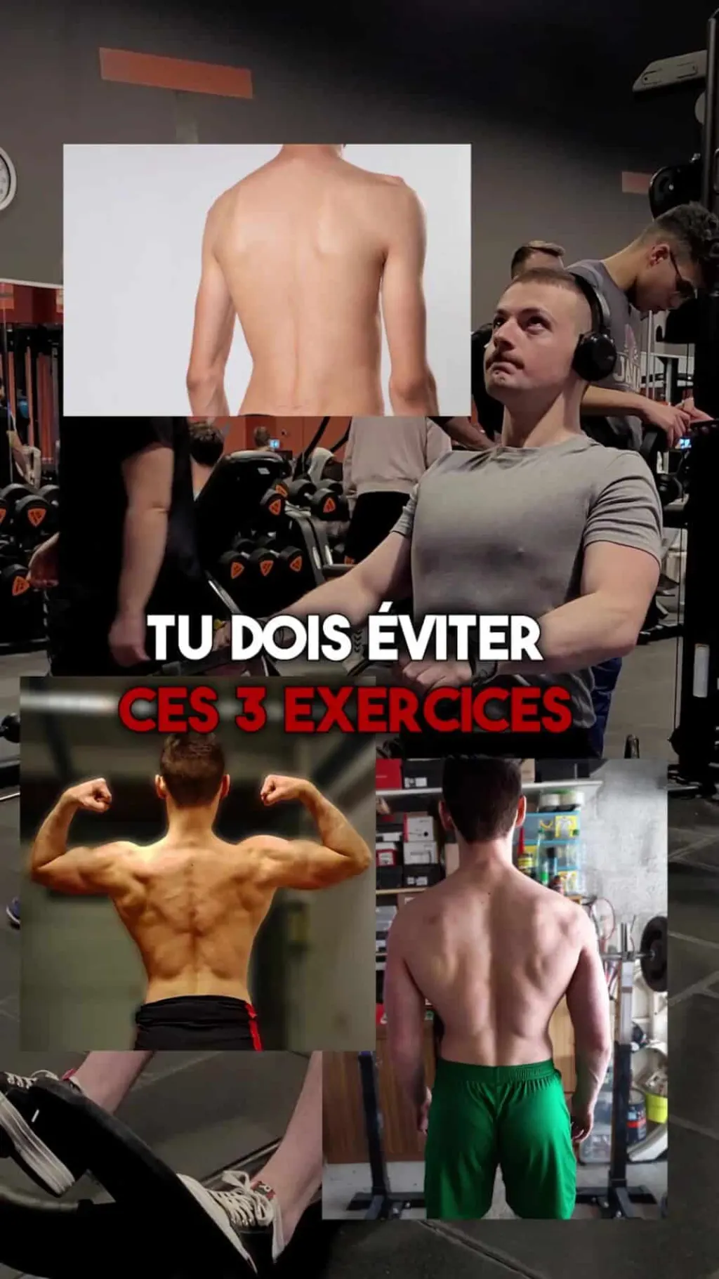 @thomas.ribemont Les 3 exercices dos à ne surtout pas faire ! Dans