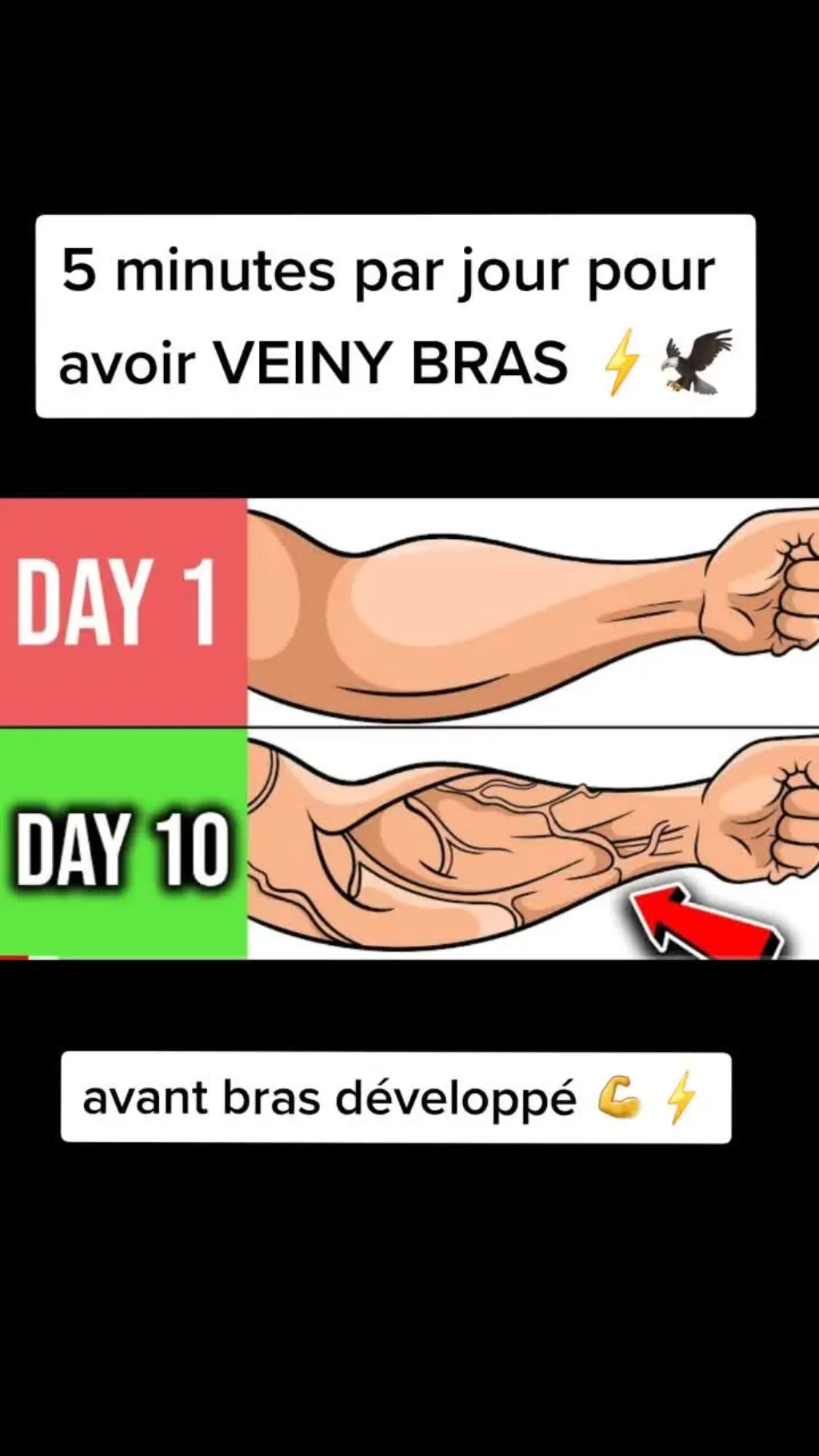 @nadirfit let's go 5 minutes par jour pour développer t es avant bras