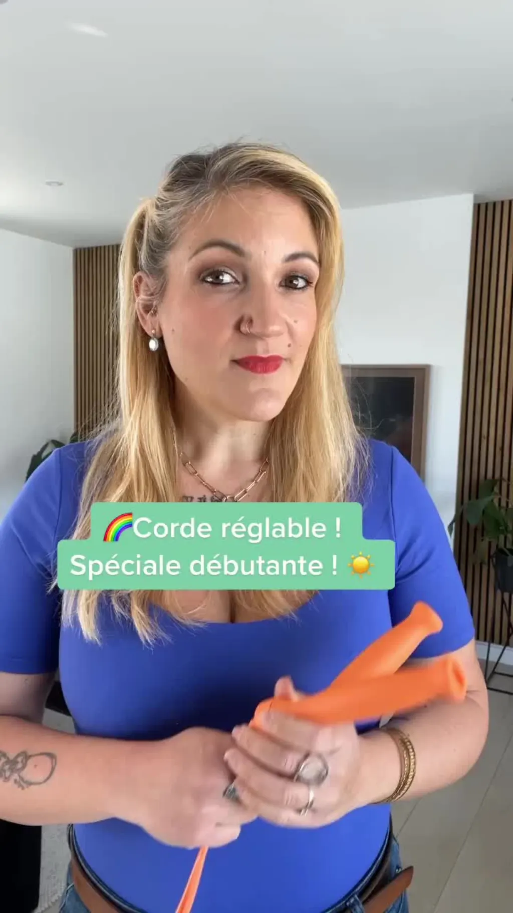 @jumpacademie Achetez une corde reglable c’est l’idéal pour commencer