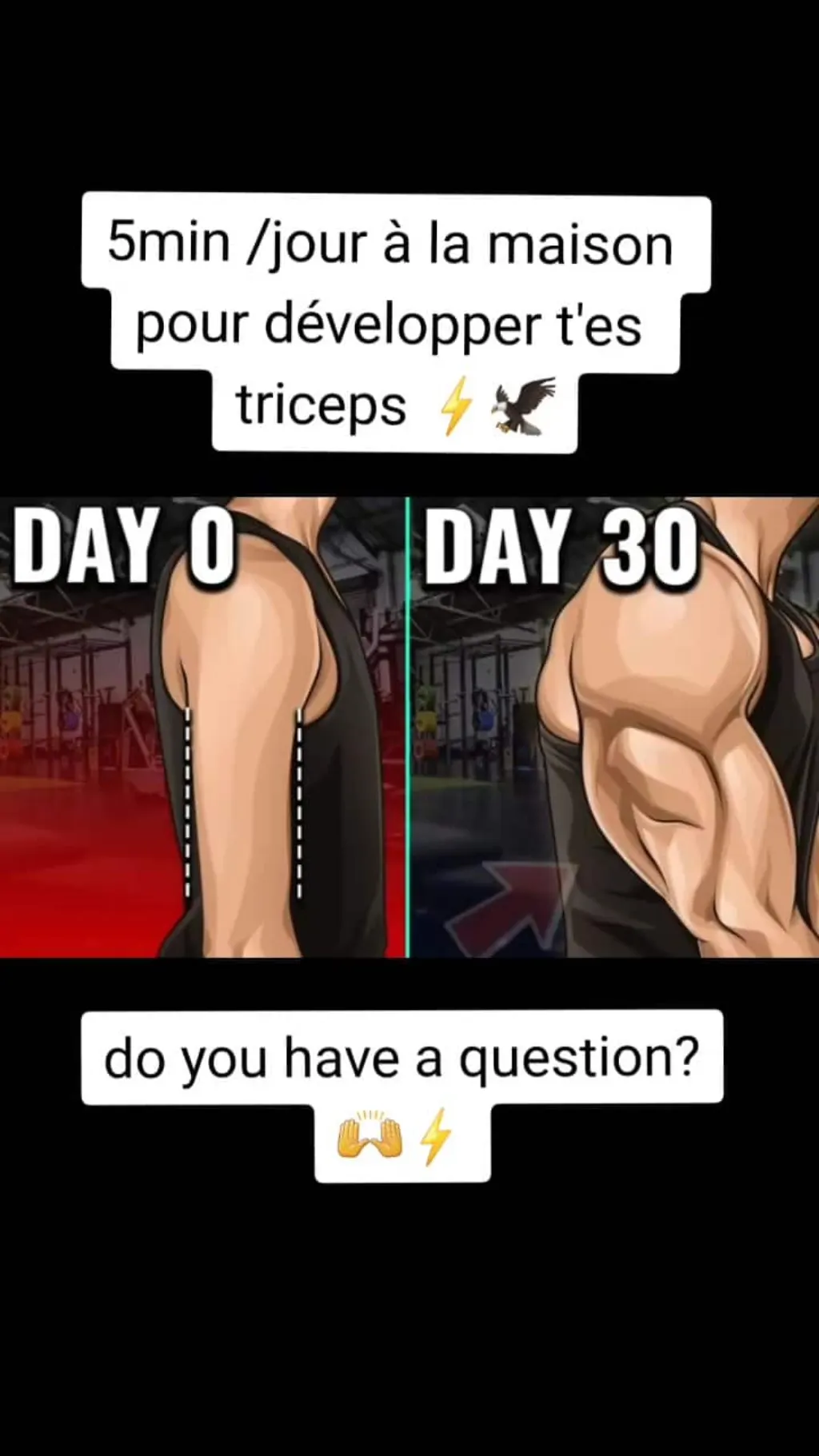 @nadirfit let's go 5min/jour à la maison pour développer t'es triceps