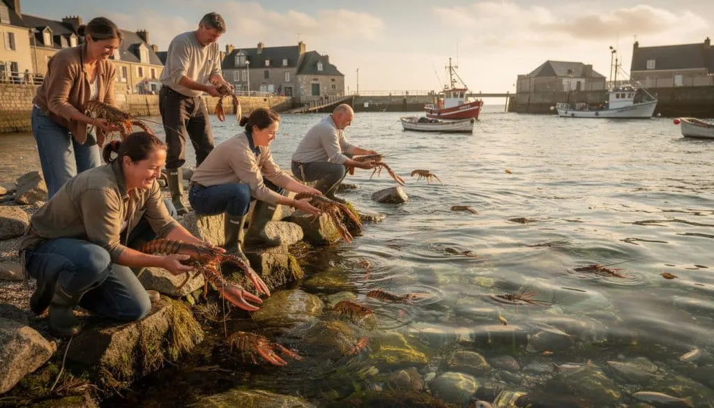 au croisic, découvrez comment la libération des femelles homards contribue à la préservation des populations en déclin, un geste essentiel pour maintenir l'équilibre marin et soutenir la biodiversité locale.