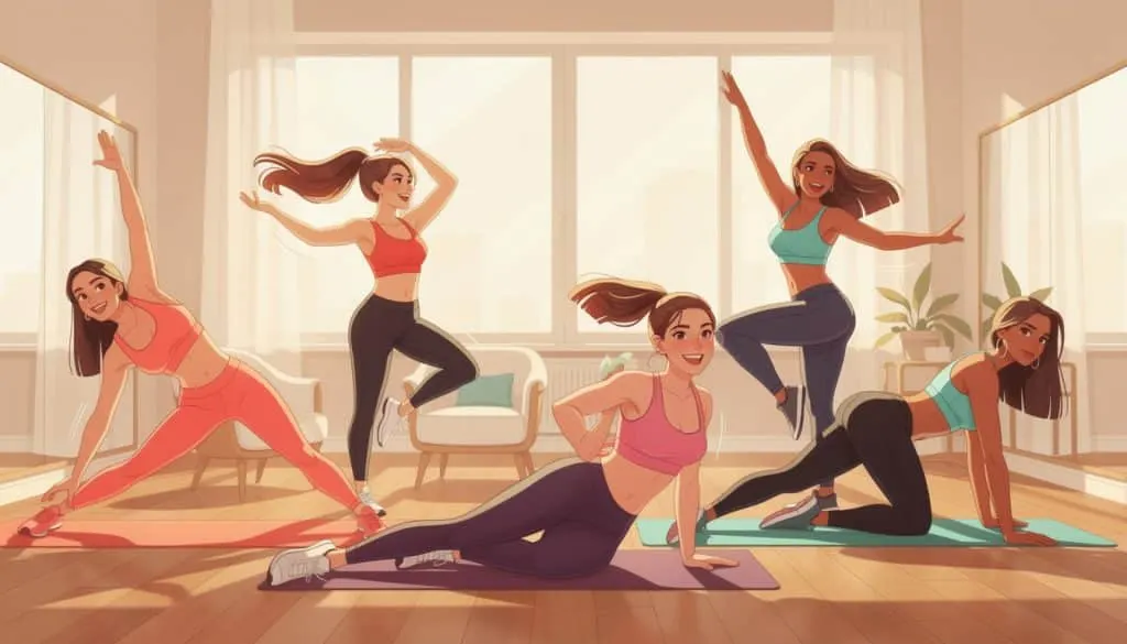 découvrez 6 exercices dynamiques qui combinent pilates, danse et gainage pour un ventre plat en s'amusant. améliorez votre forme tout en prenant plaisir à bouger !