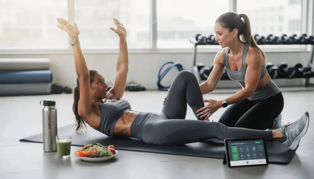 adoptez l'exercice essentiel recommandé par une coach experte pour des abdos solides et sculptés après 40 ans, sans faire de crunchs.
