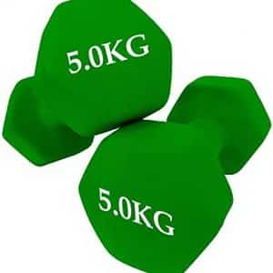 unycos - Lot de 2 Haltères - Exercice Fitness - Poids Courts -