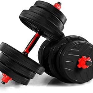 CCLIFE Haltère réglable, Haltères Musculation 20/25/30/40KG pour