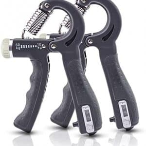 Hand Grip Set, Réglable avec Fonction de Comptage, Musculation Main,