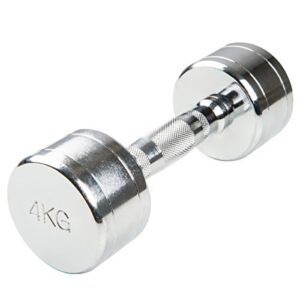 Haltère court en chrome - poids Trendy Sport - 1 pièce - 4,0 KG