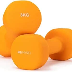 Haltère musculation en néoprène, ensemble de 2 poids (2 x 3KG)