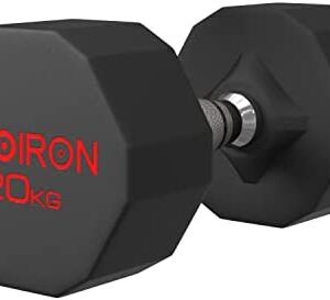 PROIRON Haltères Caoutchouc sans Odeur, Poids en Acier Musculation