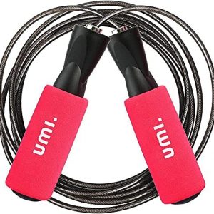 Amazon Brand - Umi - Corde à sauter adulte avec poignées