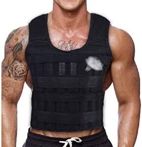 Ducomi Lee Gilet Lesté Ajustable - Gilet Lesté avec Sacs pour Plaques