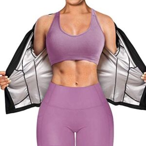 Gotoly Femme Ceinture De Sudation Manches Longues Sauna Costume