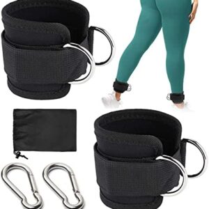 LYJOW Sangle Cheville Musculation Poulie（2pcs），Accessoire Sport
