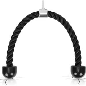jiuzcare Corde de triceps - 70 cm - Corde à triceps - Corde en nylon -