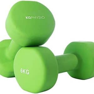 Haltère musculation en néoprène, ensemble de 2 poids (2 x 6KG)