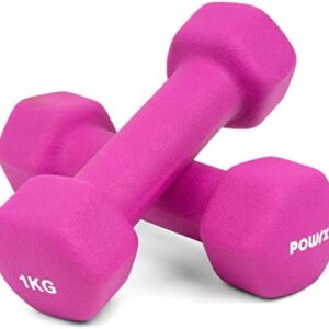 POWRX- Haltères hexagonaux en néoprène (Vendu en Paire) I selectionné