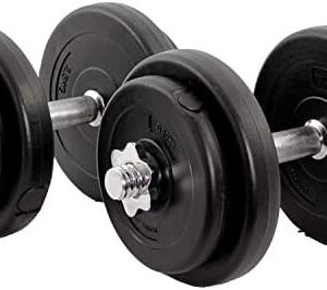 POWRX - Haltères réglables/Poids différents à sélectionnés 20 kg / 30