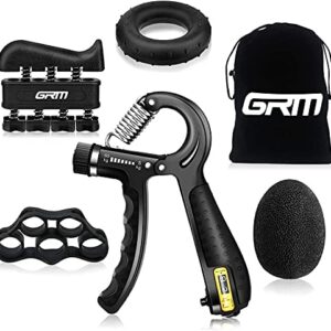 GRM 5 pièces Muscleur de Main avec Comptage, 5-60KG Résistance