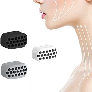 RoserRose 3 Pieces Exerciseur de Mâchoire Femmes Hommes, Machoire