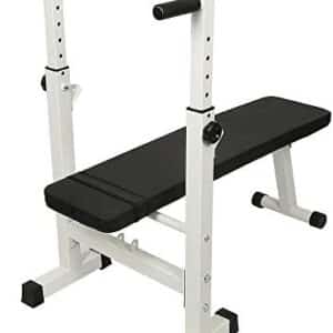 Banc de Musculation, Abdominaux Banc avec Support de Barres