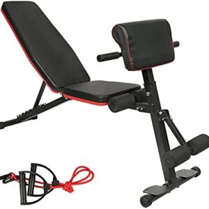 Banc de Musculation Réglable Banc abdominaux Multifonction pour