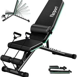 Banc de Musculation réglable, Banc Musculation Plegable avec 6