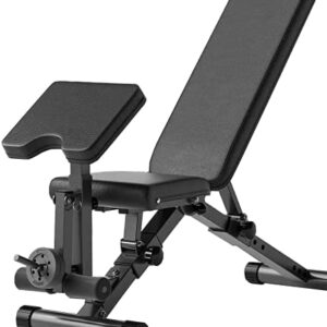 LAZY SPORTS Tabouret d'haltères multifonctionnel, banc de musculation