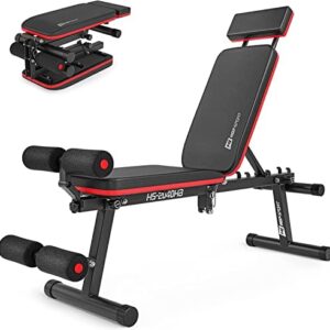 Hop-Sport Banc de Musculation Pliable HS-2040 - Banc D'entraînement