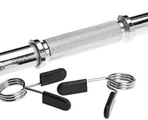 Gorilla Sports Barre Courte 35 cm avec Stop-disques - ⌀ 30 mm - x1