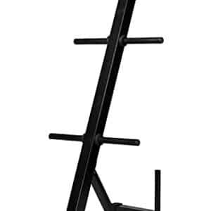 Gorilla Sports Rack de Rangement pour Poids disques - Noir ou Blanc