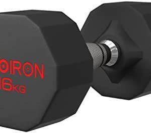 PROIRON Haltères Caoutchouc sans Odeur, Poids en Acier Musculation