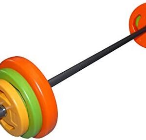 Tunturi Kit Barre Body Pump 20kg Orange, Vert, Jaune