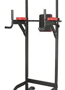 Power Tower,Multi-Fonctions Réglable en Hauteur Entrainement Fitness à