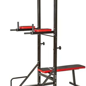 TecTake Station de Musculation Multifonction dips Barre de Traction