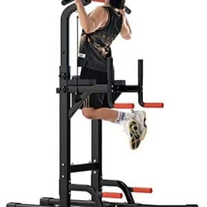 WZFANJIJ Chaise ​Romaine Power Tower Workout Dip Station Barre de