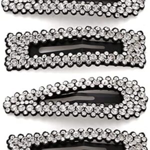 KZTHA Barrette Cheveux Femme -4PCS pince à cheveux avec perceuse