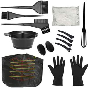 Kit Teinture Cheveux,Kit Coloration Cheveux Professionnel avec Bol De