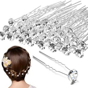 LDQX 30 pinces à cheveux en diamant en forme de U, pinces à cheveux en