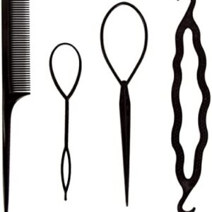 PLABBDPL 4PCS (1Large + 1Small +1peigne + 1fer à lisser) Kit de