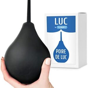 Poire de Lavement-Silicone médicale-Couleur noir de 200 Millilitres