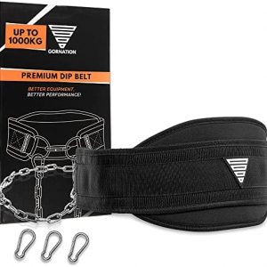 GORNATION® Ceinture de Lest pour Musculation jusqu'à 1000kg | Chaîne