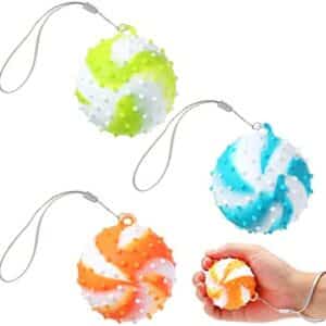 Counius 3Pcs Gel de Silice Balle Anti Stress Balle de Massage Balle