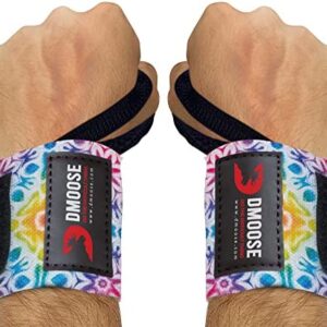 DMoose Fitness Wraps de Poing Qualité supérieure, Fort, Boucles de