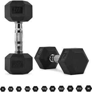 Lot d'haltères hexagonaux MSPORTS Premium (paire) | 5-30 kg |