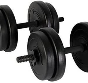 POWRX Ensemble de poids d'haltères 20kg, 30kg, 40kg