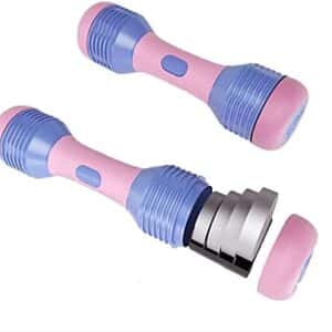 Sipobuy Haltère Réglable Poids Ensemble Home Gym Fitness Pour Femmes
