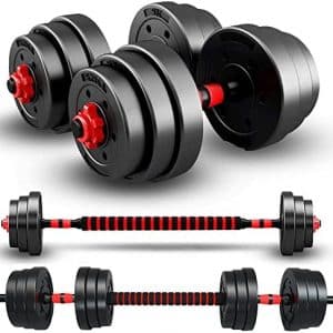 Ensemble d'haltères de 20/30/50KG avec bielle, ensemble d'haltères