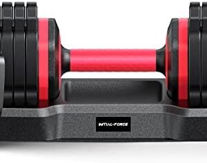 Haltère réglable de 6,8 à 25 kg, haltère réglable unique pour les